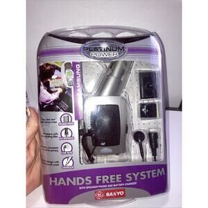 Sanyo Platinum Power Cell Phone Car Kit Hands Free System Motorola Vintage